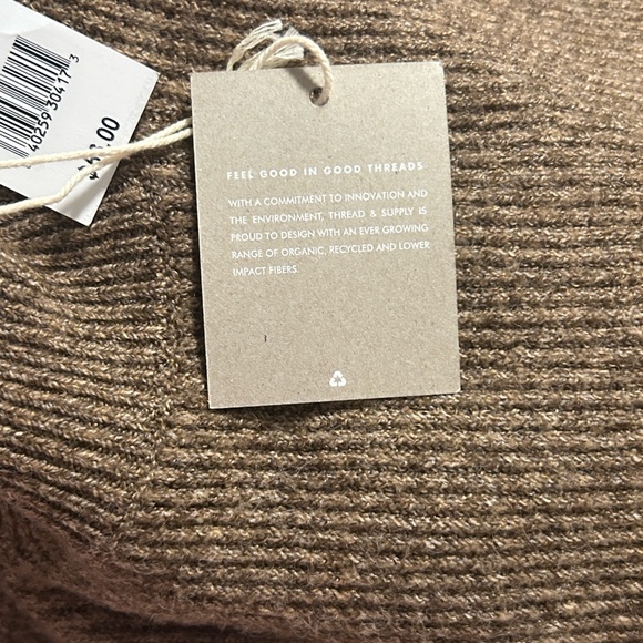 Thread & Supply Tan Cowl Neck Sweater Dress - Picture 4 of 4